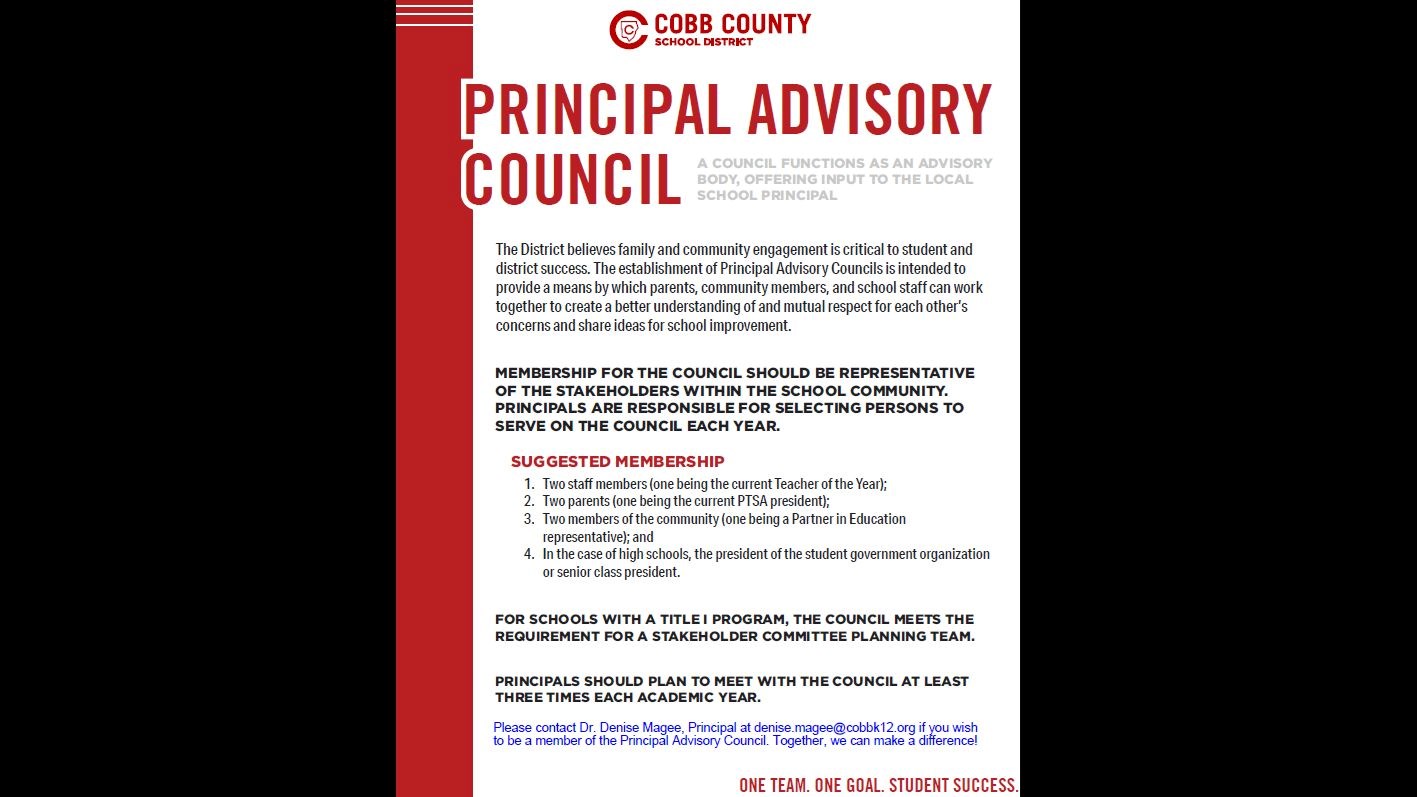 Principal Advisory Council